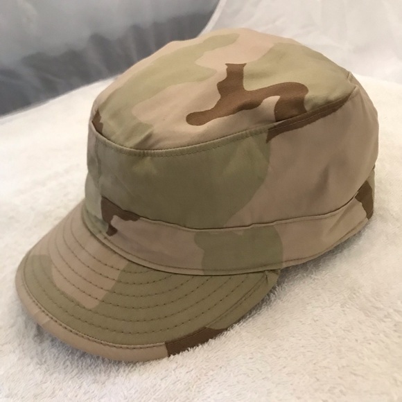 U.S. Military Issue Camouflage Fitted 7-1/8 Winter Cotton Cap - Picture 4 of 13